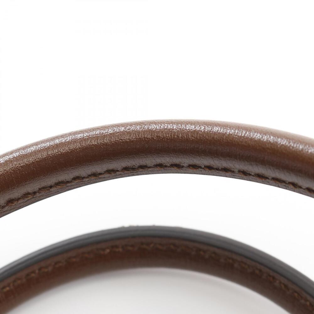 Gucci GG Beige Canvas Interlocking Bag Leather Tan Supreme Brown Tote - Picture 6 of 9